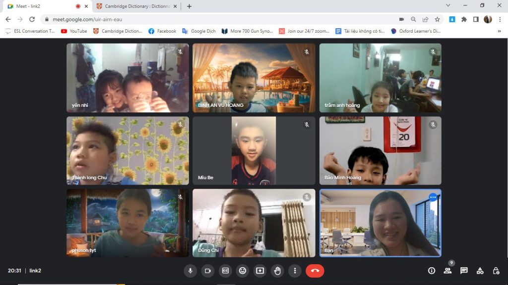 Lớp Tiếng anh online miễn phí tại Vten Education - Quỹ Vten