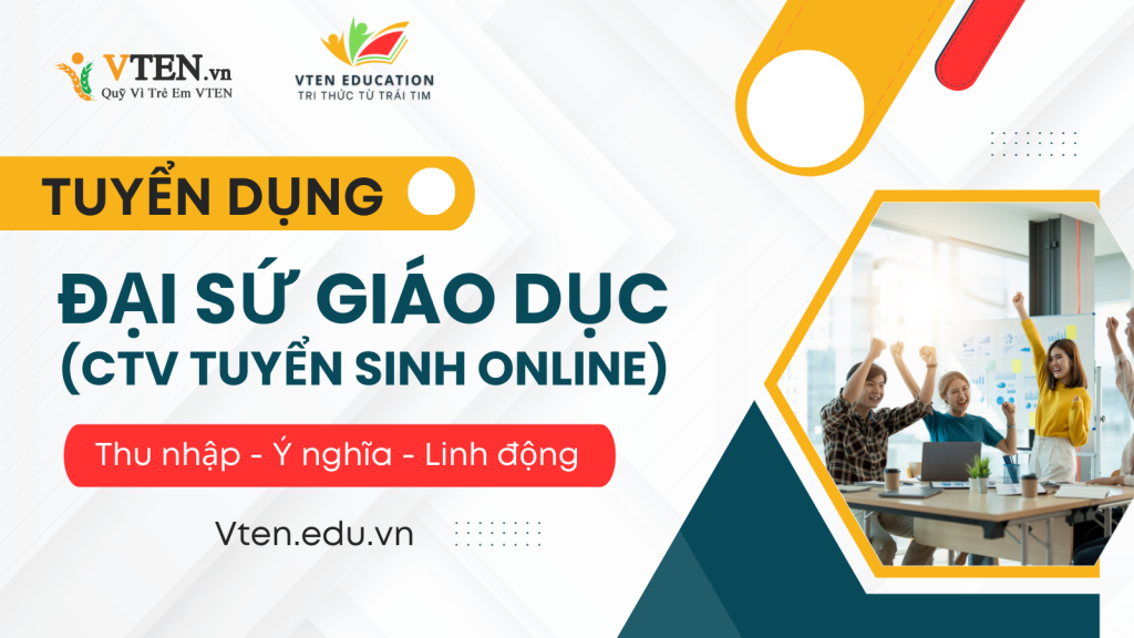 tuyển đại sứ giáo dục cộng tác viên tuyển sinh